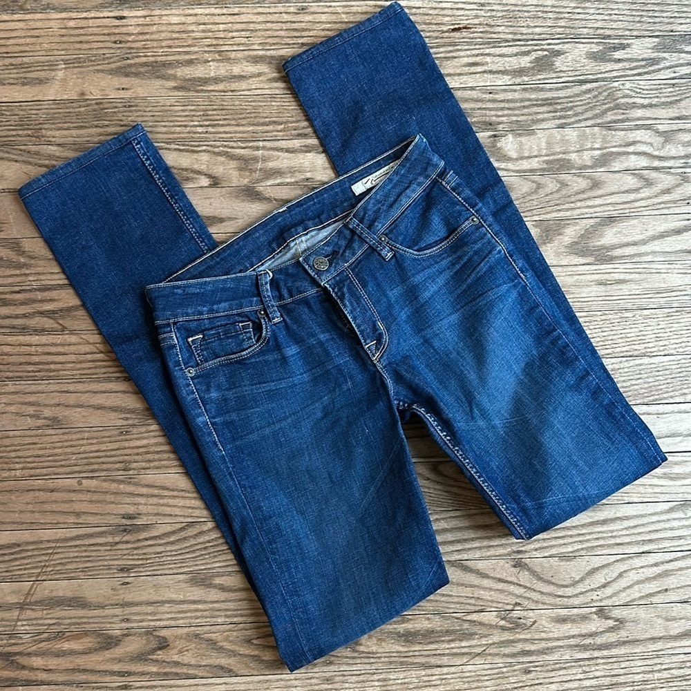 Sebastian McCall Dark Wash Straight Leg Jeans Size 27 EUC